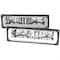 Spec-D Tuning BUMPER LIGHT WITH LED BAR CHROME HOUSING AND CLEAR LENS, 2PK LB-C1088-G3-GO - alternate 1